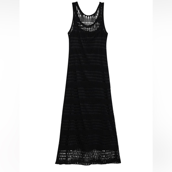 Theory Open-Stitch Lace A-Line Dress Petite - Picture 1 of 11
